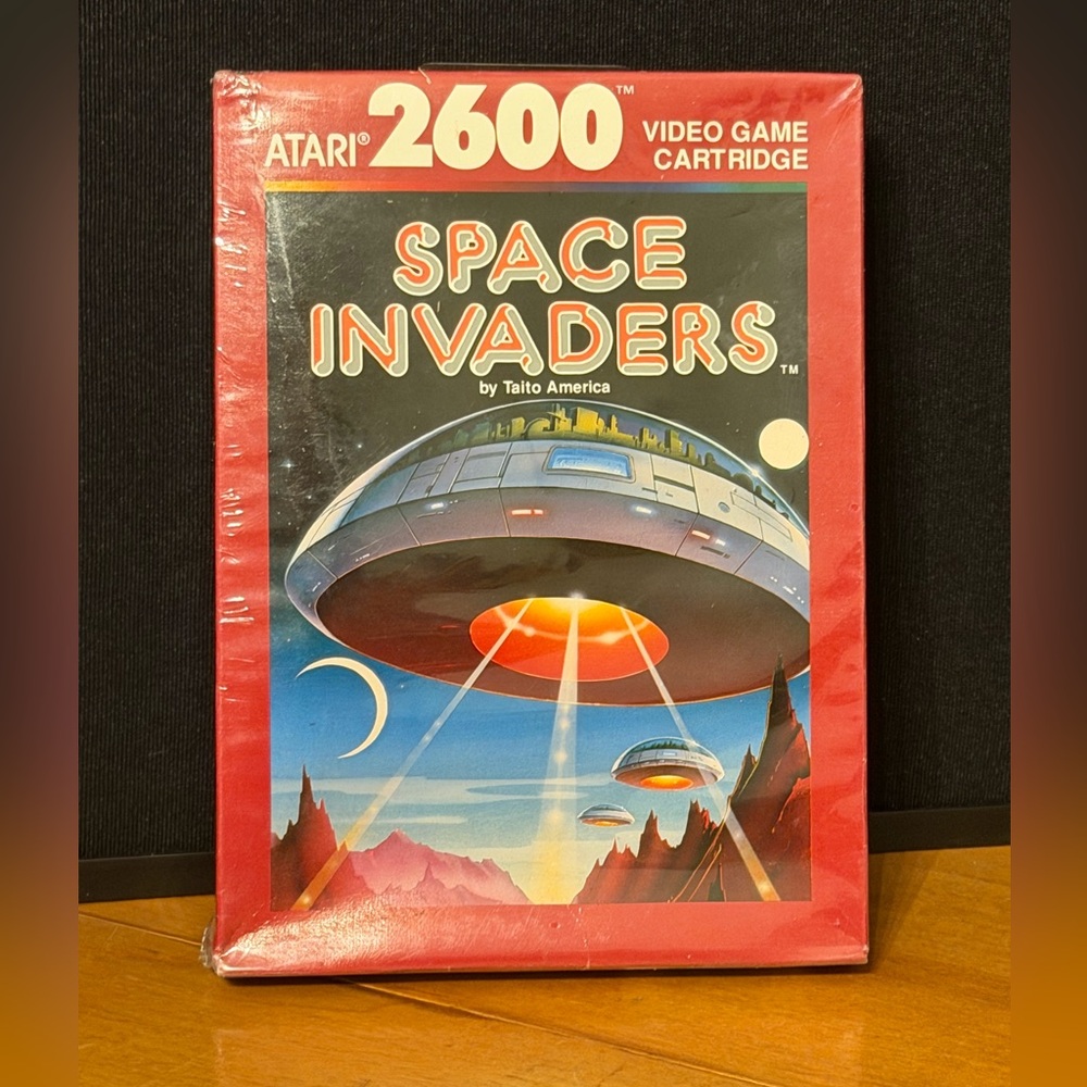 Atari 2600 Space Invaders Video Game Cartridge Factory Sealed